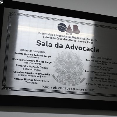 [Inauguração da sala dos Advogados em Castro Alves]