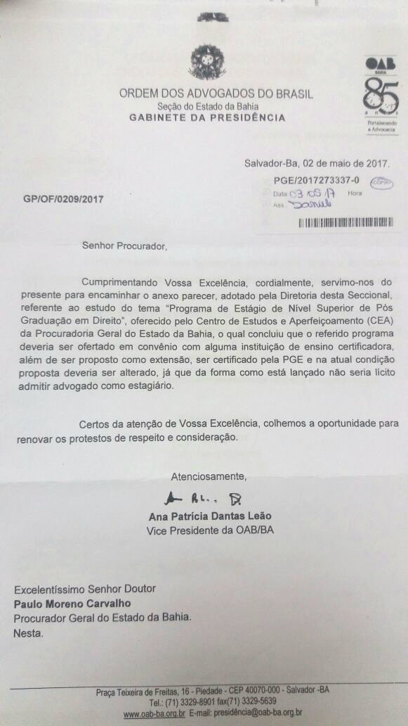 Centro Universitário Paraíso on X: Rebeca é aluna do curso de Direito do  Centro Universitário Paraíso e foi aprovada na seleção de estágio do  escritório advocacia Gurgel e Quezado. Aqui é assim